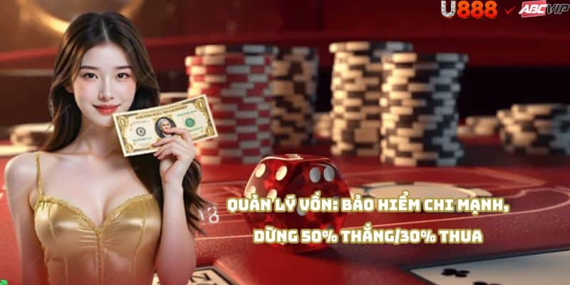Mẹo Mậu Binh U888: mua bảo hiểm 50%