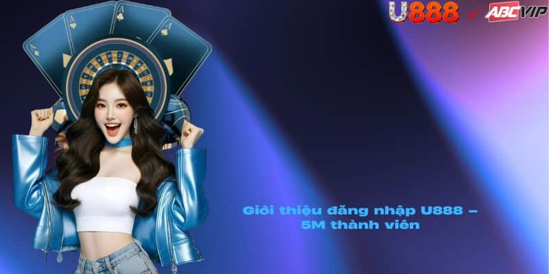 Logo U888 với biểu tượng khóa SSL vàng và dòng chữ